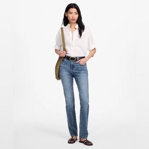 Madewell Blue Straight Leg Jeans